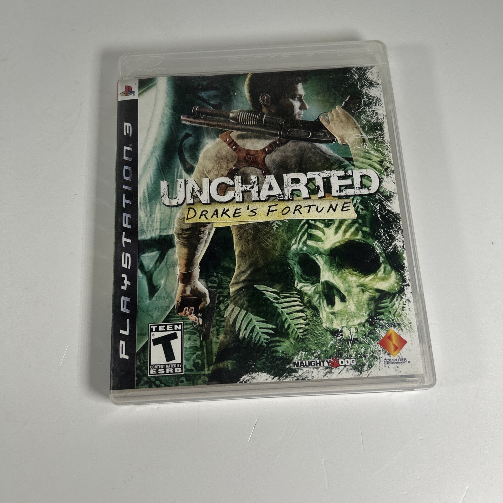 Uncharted: Drake's Fortune Playstation 3 PS3 Black Label with manual