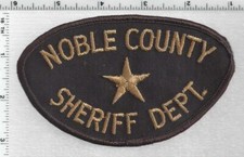 Noble County Sheriff (Oklahoma) 1st Issue Sho...