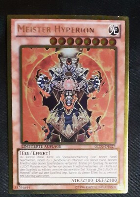 Yu-Gi-Oh GLD5, Meister Hyperion ''near mint'', Limitierte Auflage