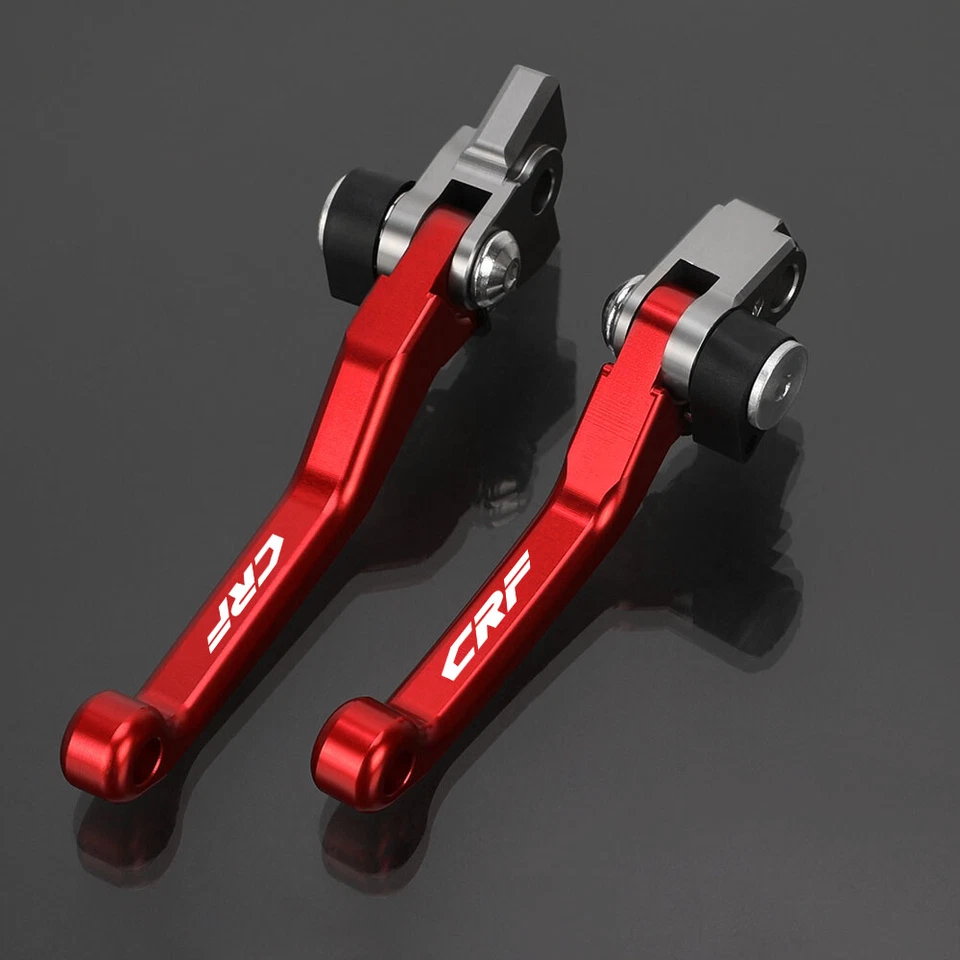 For HONDA CRF150F CRF150R CRF230F CNC Pivot Brake Clutch Levers Anodized  - Image 3 of 4