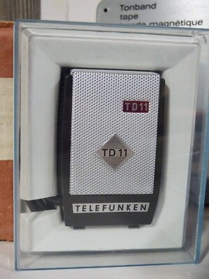 VTG 1960s Telefunken TD16 (2) TD11 (1) Dynamic Microphone with