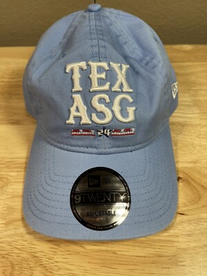 New Era 9Twenty Texas Rangers 2024 ASG Adjustable Hat Light Blue Baseball Cap
