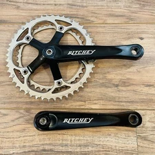 Ritchey Pro V Road Crankset 172.5 48/38 Octalink 130BCD Black LOW MILEAGE