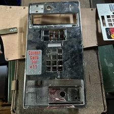 Pay phone Face Plate Phone Booth Pay Phone Telephone Phone Chrome Push Button