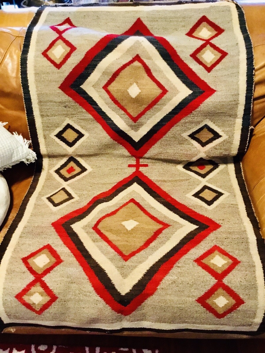 1920年代～ナバホラグNavajo Rug ネイティブ本物アリゾナインディアン 1920年代～ナバホラグNavajo Rug ネイティブ本物アリゾナ