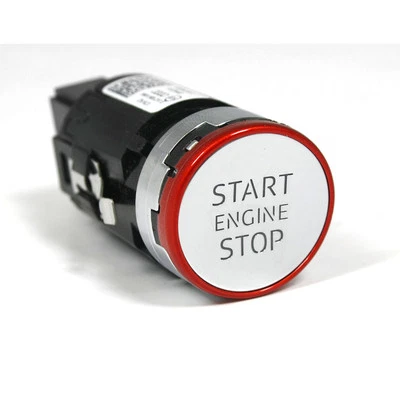 Original Audi A4 A5 (B9) Q5 (FY) Start Stop Schalter Interieur Betätigung chrom  - Bild 1 von 2