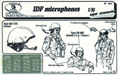 Royal Model RM017 - 1:35 IDF Microphones - Zubehör - Neu