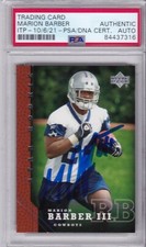 MARION BARBER PSA Signed Auto Autographed 2005 Upper Deck #265 RC Dallas Cowboys