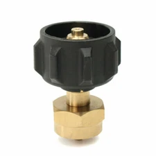 Lp Gas 1 Lb Propane Refill Adapter Cylinder Tank QCC1 Coupler Valve Brass Heater
