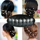 2Pcs New Fashion Pearl Floral Design Bridesmaid Wedding Hair Pins-OZ STOCK