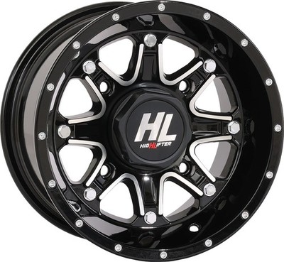 High Lifter HL4 Gloss Black w/Machined Wheel 12x7 (12HL04-1110)
