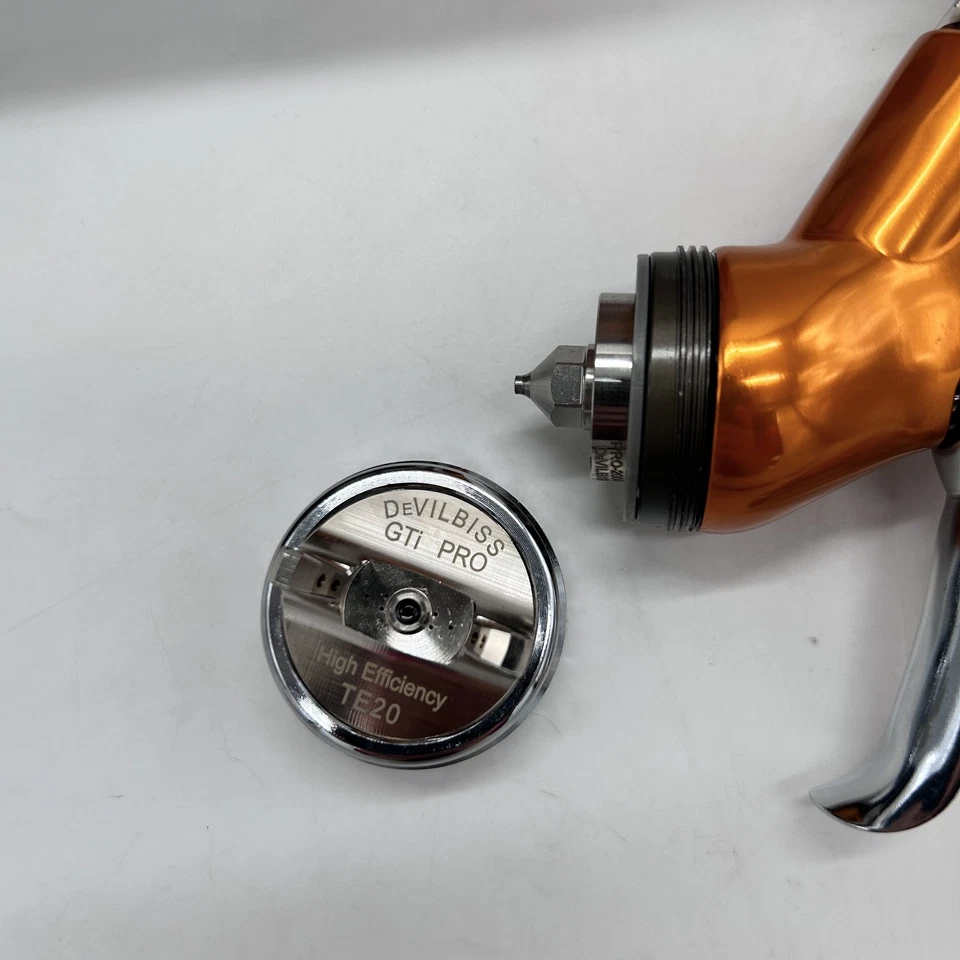 Gold Nozzle Tool Pistol Spray Gun Paint Cars LITE TE20/110 - Image 3 of 3