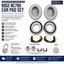 Bose Noise Cancelling Headphones NC 700 Ear Pads Cushion Replacement Silver Part