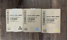 3x OEM Ricoh Pro C5300s CMYK Toners 828597,828598,828600