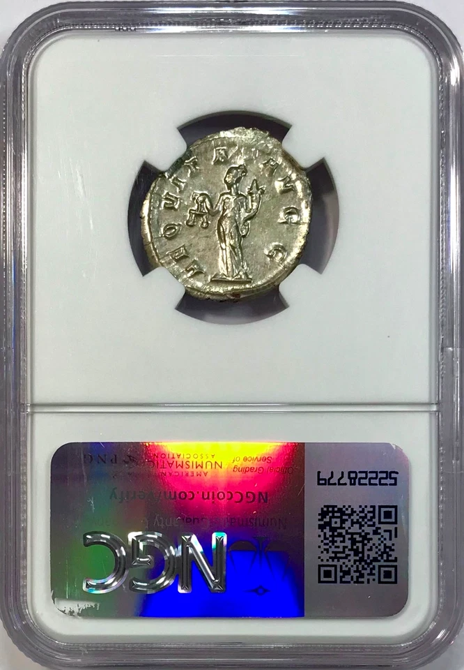 244-249 AD Philip I Ancient Roman Silver Double Denarius Coin NGC MS Mint State - Image 4 of 4