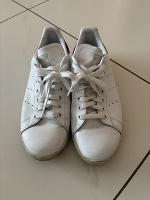 adidas Stan Smith sonder E dition Herren, Größe 42, Weiß/Dunkelrot 