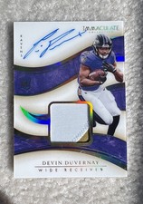 2020 Panini Immaculate Collection - Rookie Patch Autograph Devin Duvernay /99