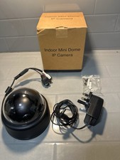 Indoor Mini Dome IP Camera – Model IP-C1112 – Ethernet CCTV – With Power Supply