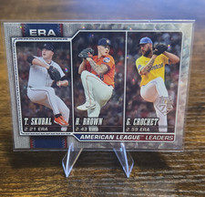 Topps Series 1 League Leaders Crochet Brown Skubal #327 Baseball Card