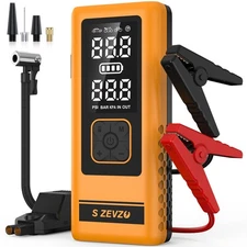 4000A Car Jump Starter with Air compressor Booster Jumper Power Bank Car Battery