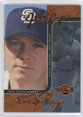 2006 Topps Co-Signers Changing Faces Blue /125 Jake Peavy Khalil Greene #51 0a1