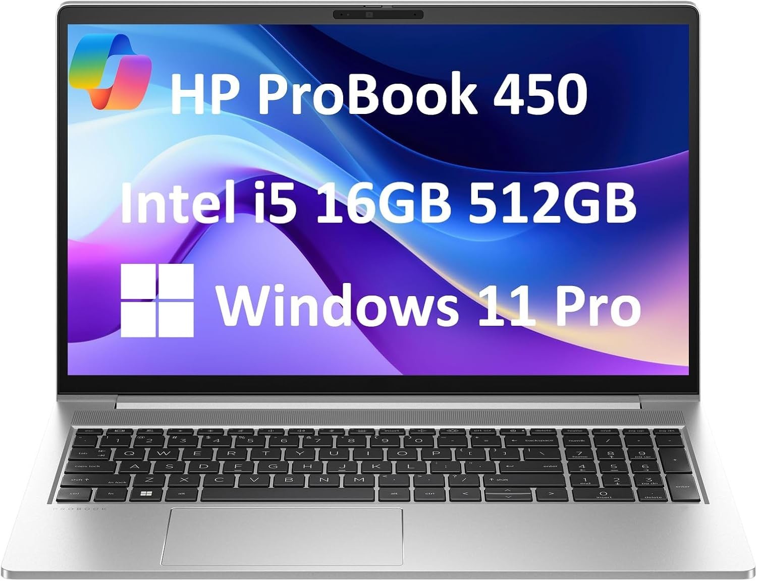 HP ProBook, 15.6-Inch Laptop, with Intel 10-Core i5-1334U, Windows 11 Pro
