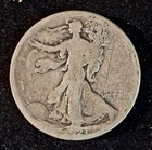 1921 Walking Liberty Half Dollar. Low Mintage. AG/G