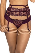 Axami Acai Berry Luxe Garter Belt