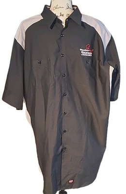 WEATHER TECH RACEWAY LAGUNA SECA BLUE/GREY CREW  SHIRT 3XL PRE-OWNED EXCELLENT