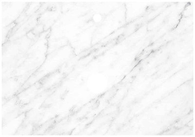Native Trails VT30-V-CA-1 Carrara 30'' Marble Vanity Top - Carrara