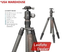 USED Leofoto LX-324CT  XB-38 Reversible Travel Tripod with Ball Head