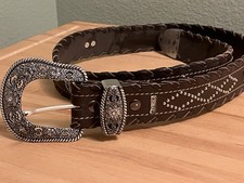 Ariat Fancy Western Belt with Stud Design Size 32