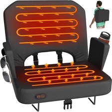Heated Stadium Seats for Bleachers with Back Support - 3 Levels Bleacher Chai...
