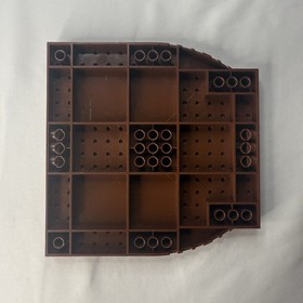 LEGO Lot of 2 - 47988 Boat Bow Top 14x12 & 48000 Deck Brick 16x16x1 - Red. Brown