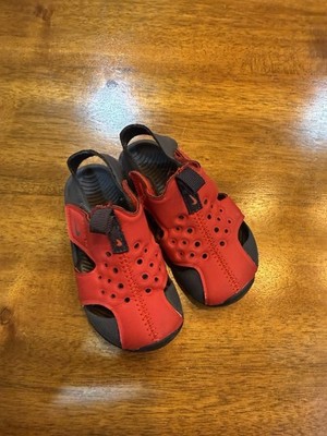 Nike Sunray Protect Red Sandals Size 7c