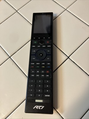 RTI T2i Remote Control Touchscreen For Parts or Repair UNTESTED