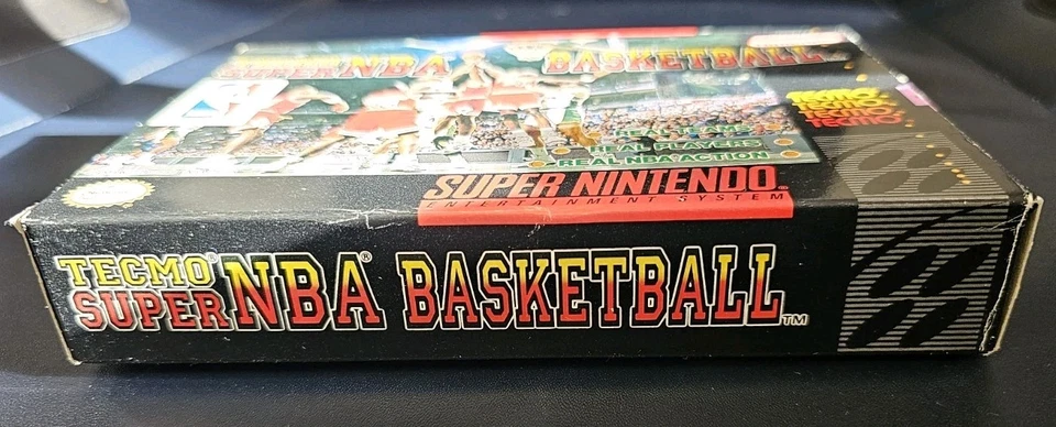 SNES SUPER NINTENDO TECMO SUPER NBA BASKETBALL USA NTSC CIB - Image 4 of 4
