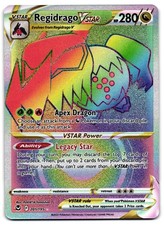 Regidrago VSTAR 201/195 - Silver Tempest Rare Rainbow Pokemon TCG - NM Card on eBay