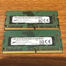 LOT OF 2 Micron 8GB 1Rx8 PC4-2666V-SA2-11 Laptop RAM Module