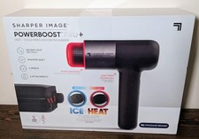 Sharper Image PowerBoost Pro Hot and Cold Compact Massager 1016977  Open Box 