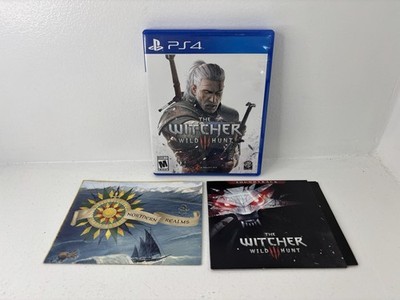 Witcher 3: Wild Hunt PS4 CIB W/ Map, Manual, And Soundtrack