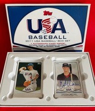 Topps 2011 USA Baseball Box Set 63 Cards ⚾️ AUTOGRAPH 🤠 U of Texas Erich Weiss