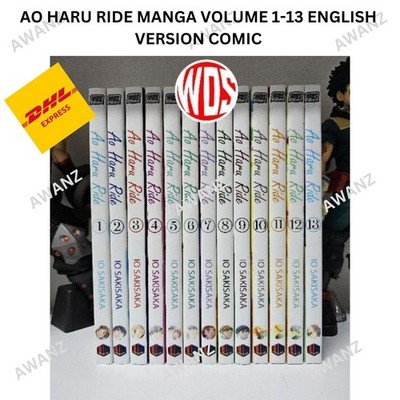 Ao Haru Ride By Io Sakisaka Manga Comic Vol 1-13 English Version FULL SET
