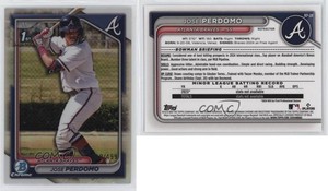 2024 Bowman Chrome Prospects Refractor /499 Jose Perdomo #BCP-220