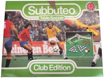 Vintage 1981 Subbuteo Table Soccer Club Edition Set 100% Complete In The Box