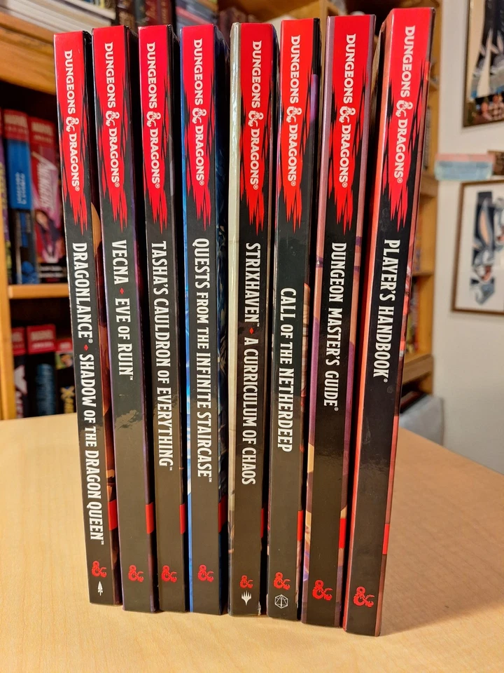 Набор книг Dungeon & Dragons (8) книги в очень хорошем состоянии - названия показаны на фото - Изображение 2 из 4