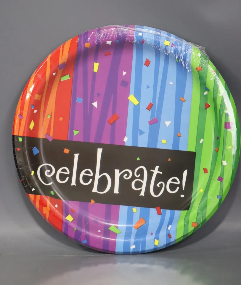 Creative Converting Party Creations Dinner Plate, 9", 8 Ct - Pack of 3 - Image 2 of 3