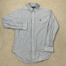 Ralph Lauren Classic Fit Dress Shirt Men Size 15 Multicolor Long Sleeve Gingham