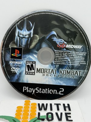 Mortal Kombat Deception Premium Pack Sub-Zero Disc (PS2) Tested Disc only