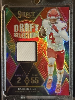 2023 PANINI SELECT #DSM-RRI RASHEED RICE DRAFT SELECTIONS TIE-DYE PRIZM /25 *RC